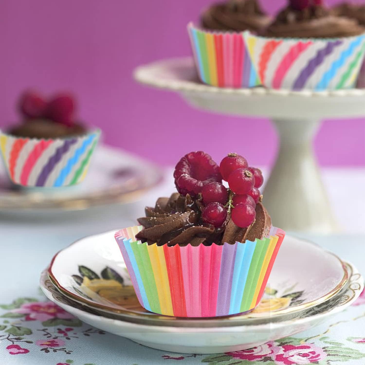 WECUTE Muffinvormpjes, Bakproducten, Papier, 400 Stuks