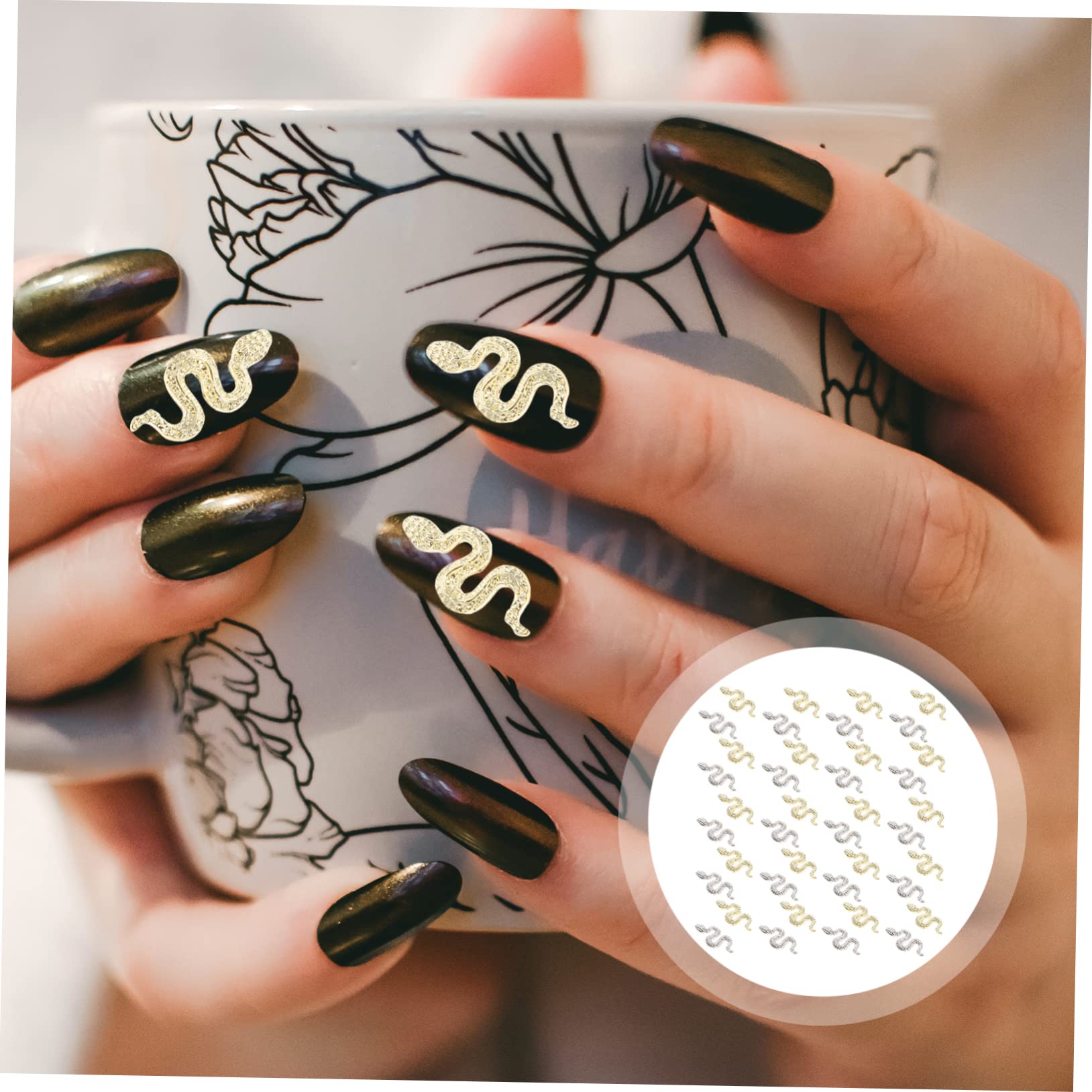 VALICLUD 5 Set Ciondoli Per Unghie Per Decorazioni Nail Art Ciondoli Unici Per Creazioni Unghie Diy E Condivisione Famiglia 40 Pezzi*5