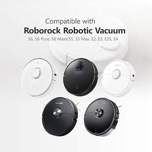 Miniatura 2 de KEEPOW 8 paños de microfibra compatibles con Roborock S5, S5 Max, S6, S6 MaxV, E4, S6 Pure, E5, E35, E2, E25, Q7, Q7Max Robot Aspirador
