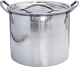 Buckingham Stock Pot with Stainless Steel Lid Premium Quality Multi Purpose Cooking Pot for Cooking Soups Stews & Brew Boiling 8 litres