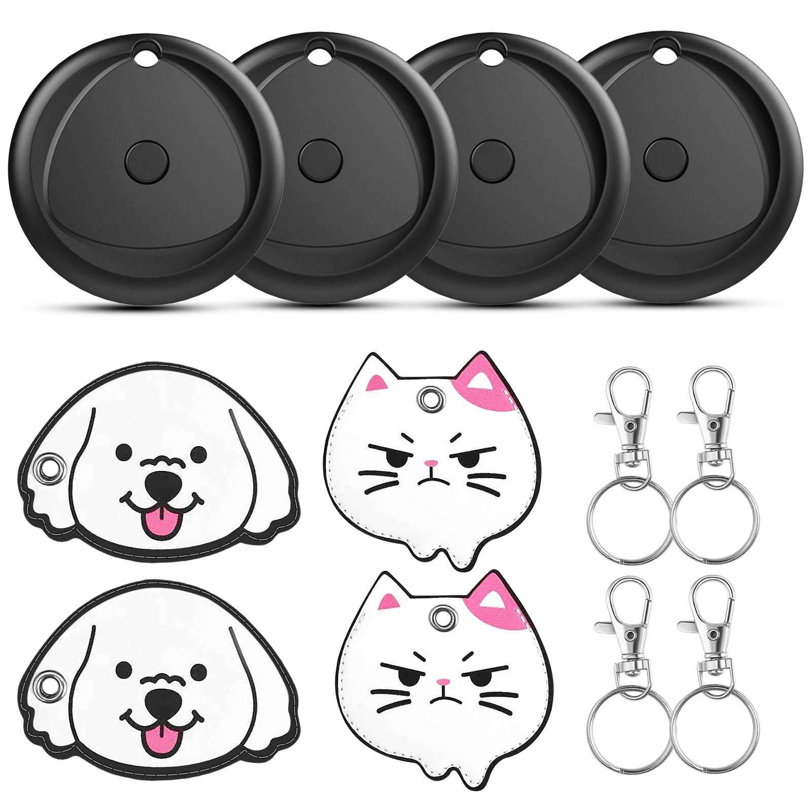 Bluetooth Tracker Smart Tag Waterproof Key Finder Item Locator Worldwide Tracking for Keys, Wallet, Luggage-image-19