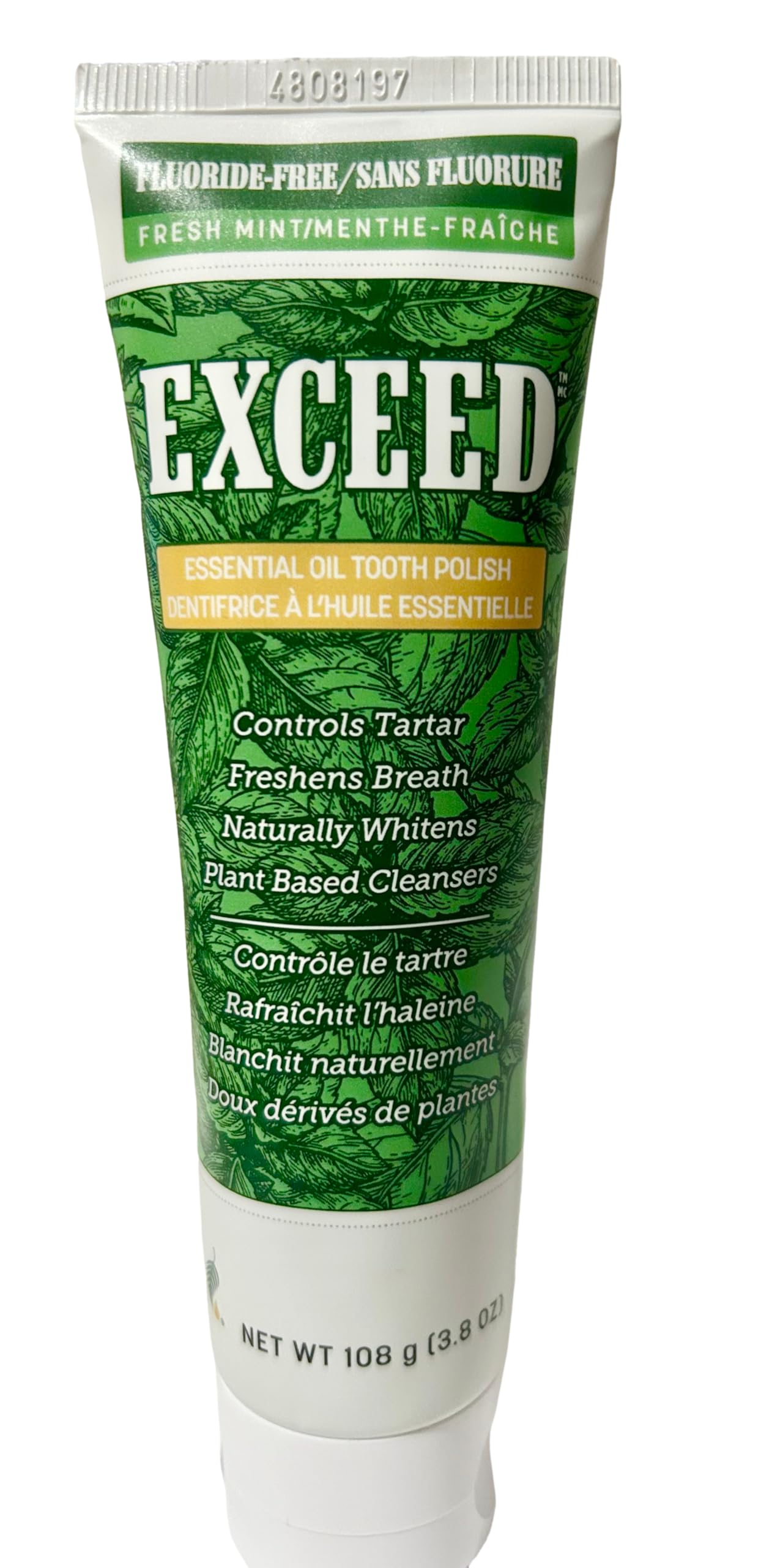 Melaleuca Whitening Tooth Polish Paste with Fluoride for Sensitive Teeth 3.3oz — Clean Mint