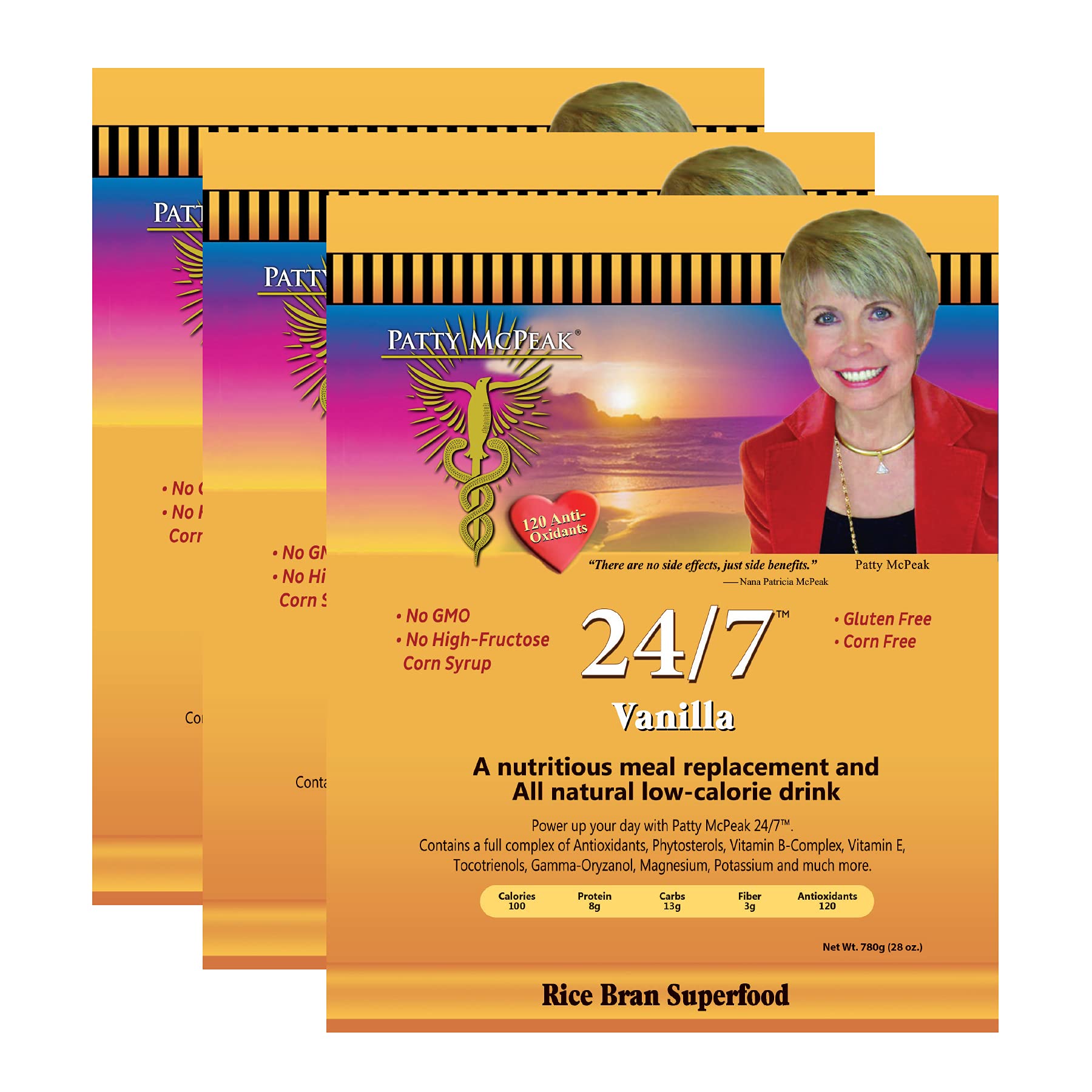 (3 pks) NanaCea 24/7 Vanilla by Patty McPeak