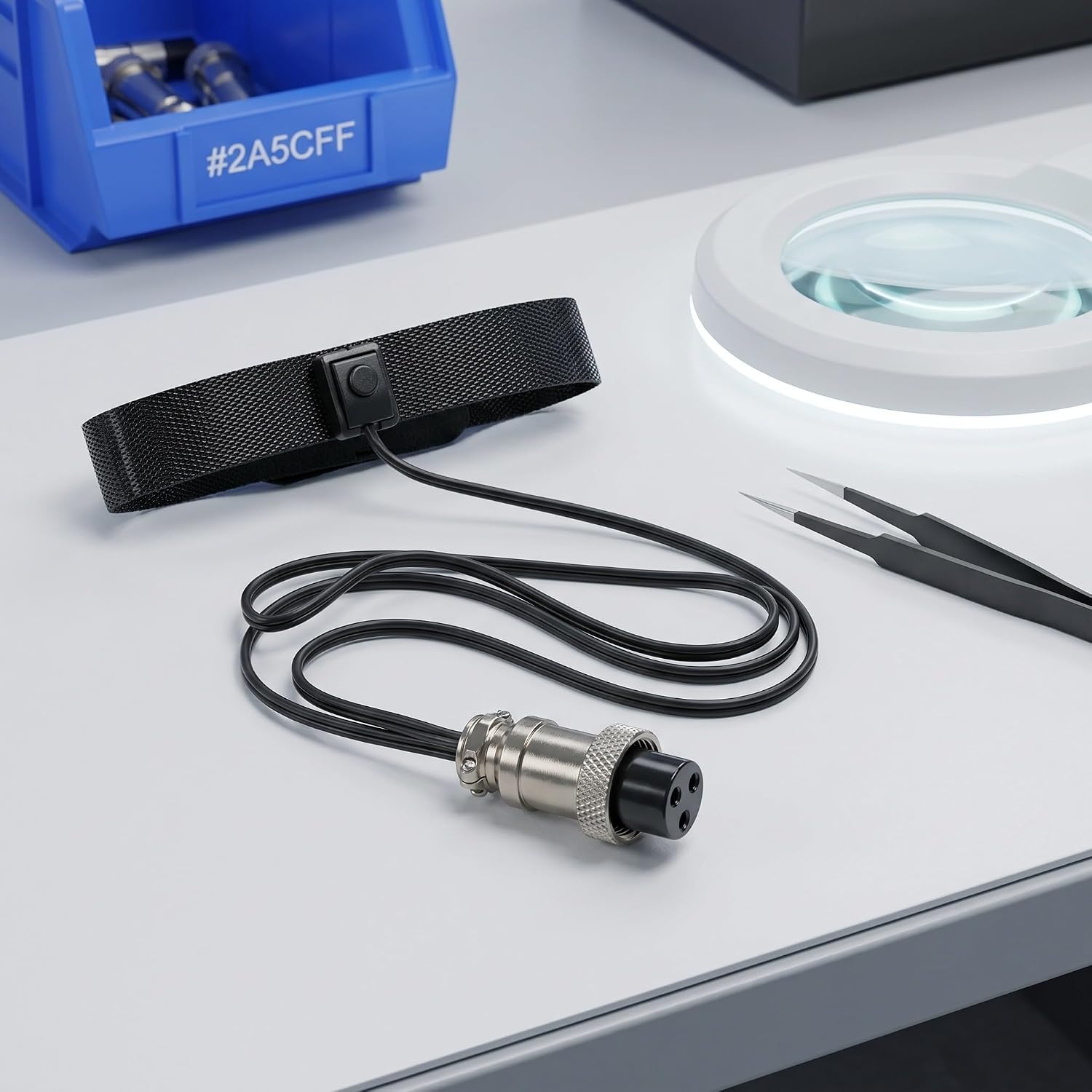 Manual Hand Switch for Glue Dispensing Machine with 3-hole Plug and 48in Cable, Plastic Glue Dispenser Control Switch for Sensor Assembly and LED Packaging, for Temporary Debugging