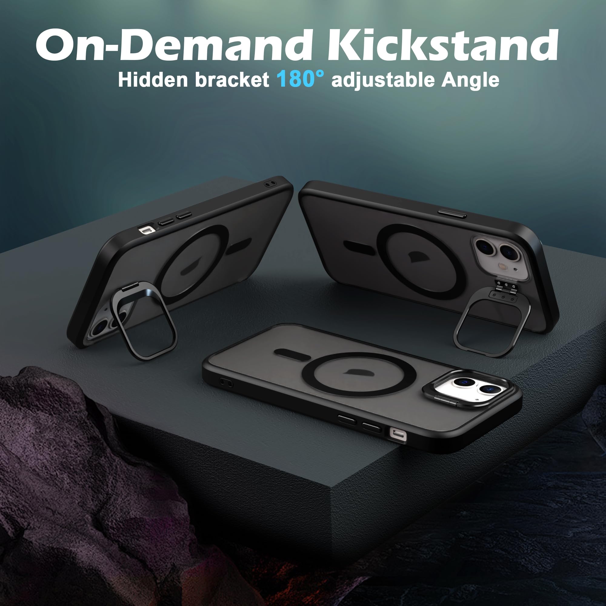 IDweel For IPhone Pro Case With Built-in Camera Stash Stand