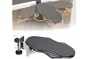 Extendable Arm Rest for Desk, Rotating Desk Extender