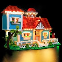 Light kit Compatible with Lego Lilo Stitch Beach House, Creative LED Lighting Accessories for Lego 43268Lights Only, No Model