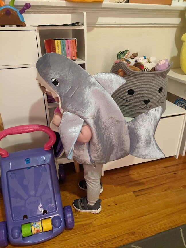 Rubies Costume Squalo Jaws Attack Per Bambini (Taglia 6-12 Mesi) - Maschera Da Attacco Di Squalo, Solo Lavaggio A Mano