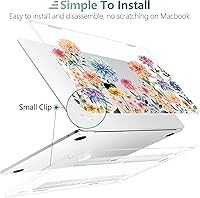 Vista 90 de TWOLSKOO for M4 MacBook Air 13.6 inch Case 2025-2022 Release M4 A3240 M3 A3113 M2 A2681, Plastic Hard Shell & Screen Protector & Keyboard Cover &