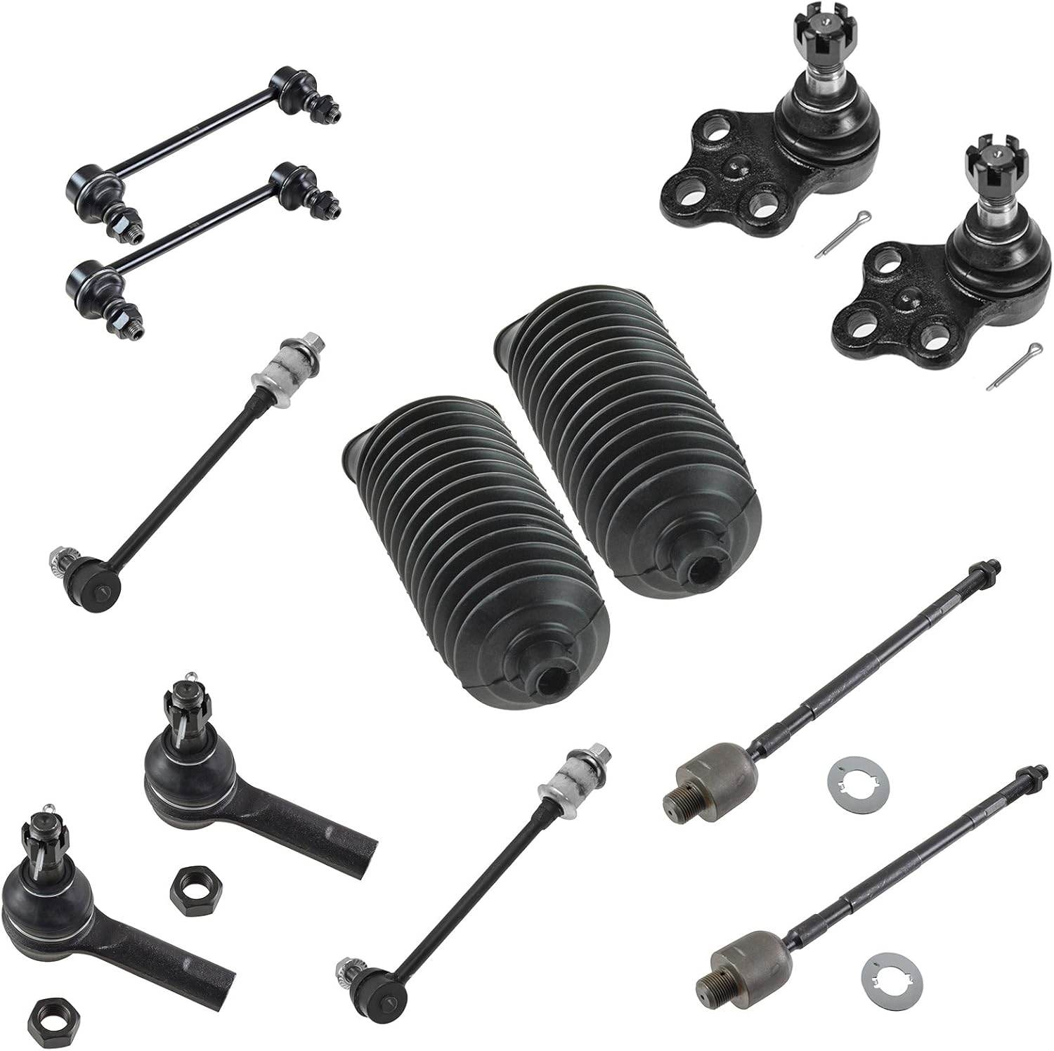 TRQ Front and Rear Steering & Suspension Kit Ball Joint