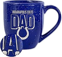 Vista 41 de Rico Industries NFL Football #1 Dad 16 oz Team Color Laser Engraved Ceramic Coffee Mug