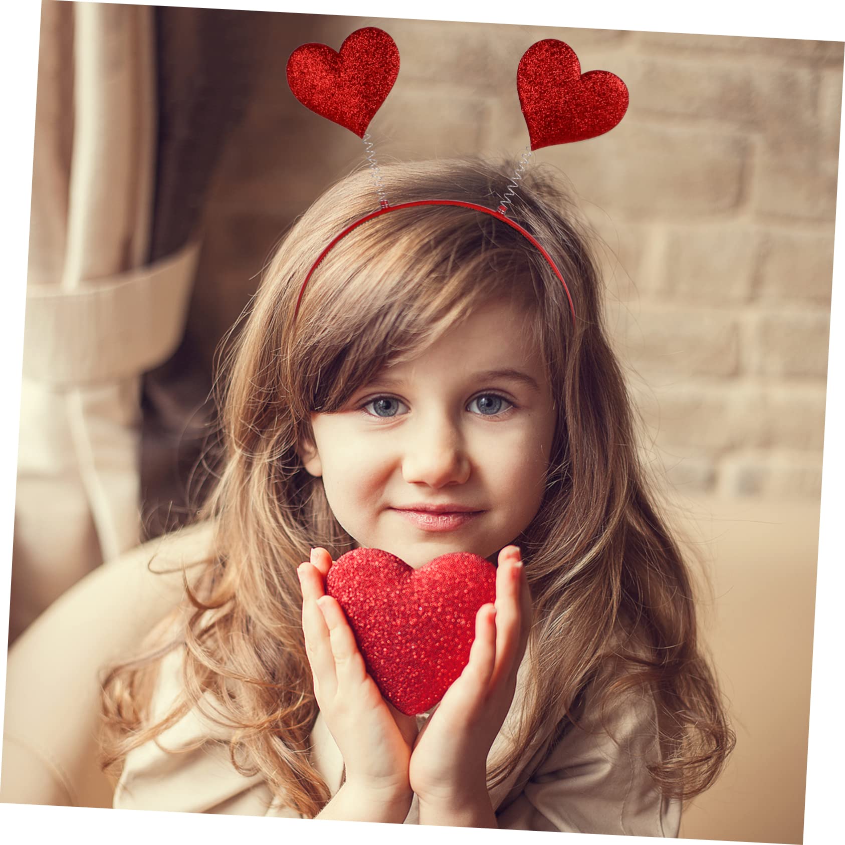 Baluue 18piezas Diadema De Accesorio De Cabello Para Decoración De Día De San Valentín De Usar