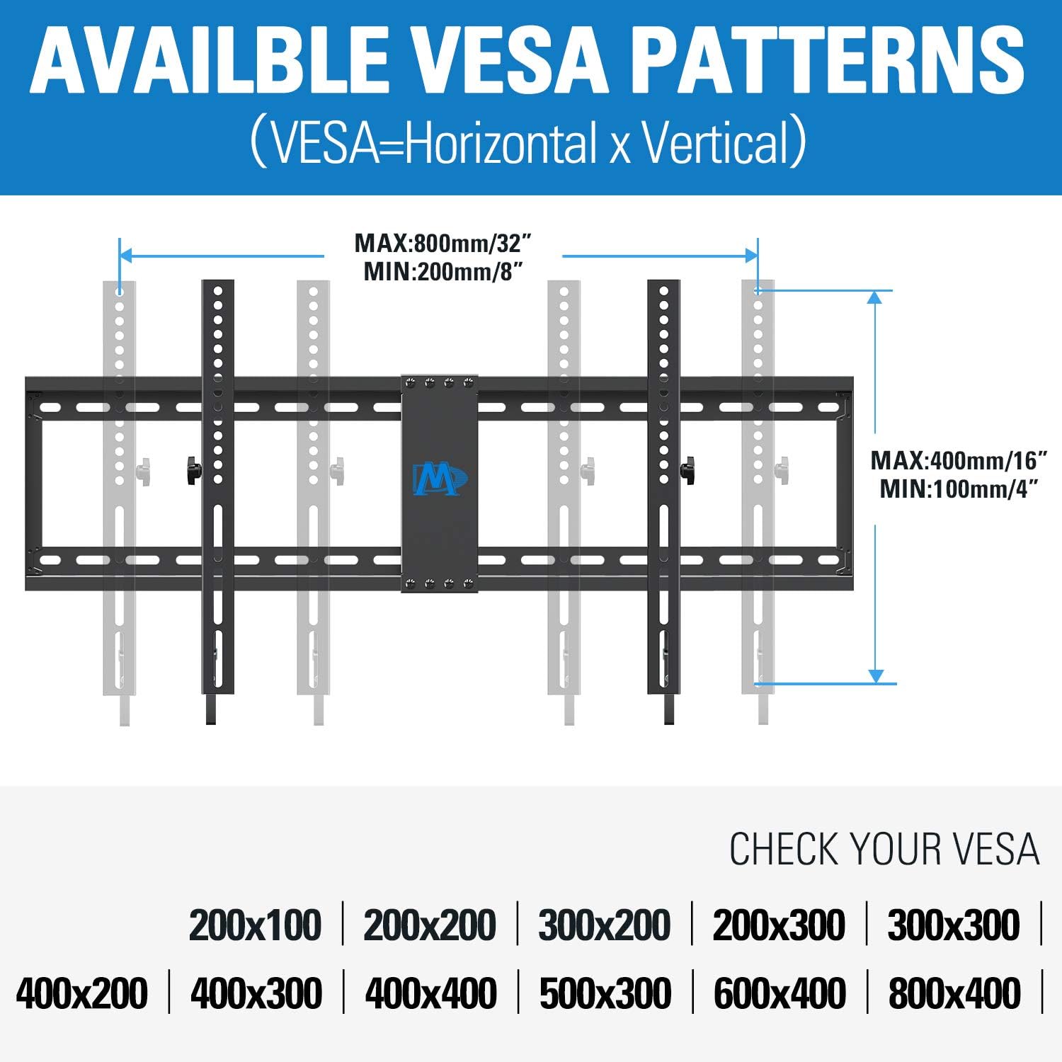 Exсluѕіvе Dіѕсоunt 50% Prісе Mounting Dream TV Wall Mount for 42-86 TVs, Tilting TV Mount with Level Adjustment Fits 16-24 Wood Studs Easy for TV Centering, Wall Mount TV Bracket Max VESA 800x400mm, 120 LBS Loading, MD2263-XLK