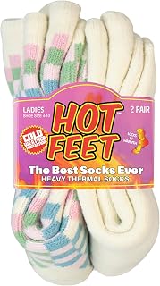 Thermal Socks For Women- Cold Weather Thick Warm Winter Hiking Insulated Socks, Stocking Stuffers, Women Size 4–10.5