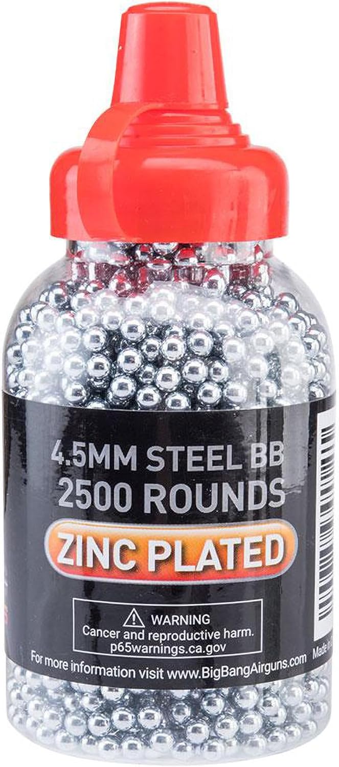Evike Airguns - Big Bang Airgun 4.5mm / .177 Cal Steel BB - Bottle