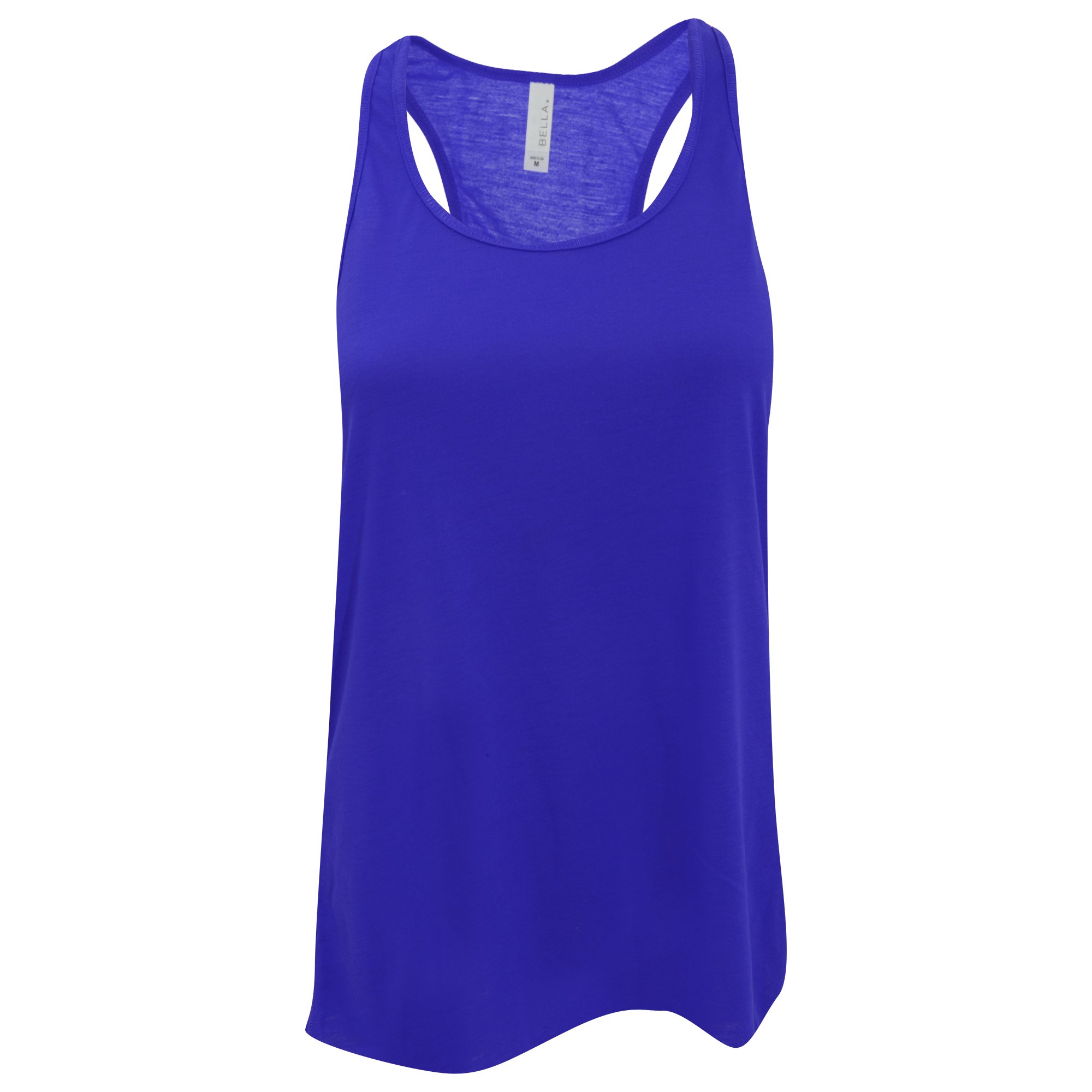 Bella Ladies/Womens Flowy Racerback Tank Top (S) (True Royal)