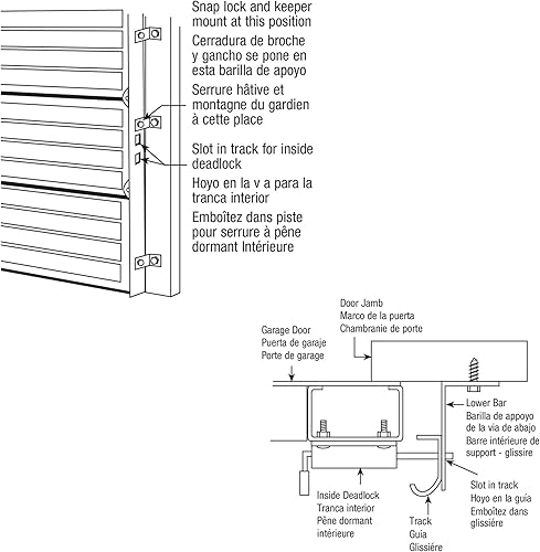 Miniatura 3 de Prime-Line Products GD 52118Cerrojo interior de alta resistencia y cubierta galvanizada 78 pulgada x 18 pulgada de acero