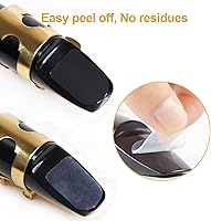 Vista 24 de Rockhouse Accesorios para clarinete Boquilla, Parche para Dientes, Protector de Dientes, Pieza de Boca Negra, Adhesivo Sax para B Flat, Alto, Tenor