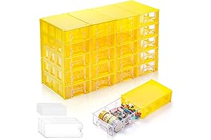 20 Pack Drawer Stacking Storage Container for Tiny Parts
