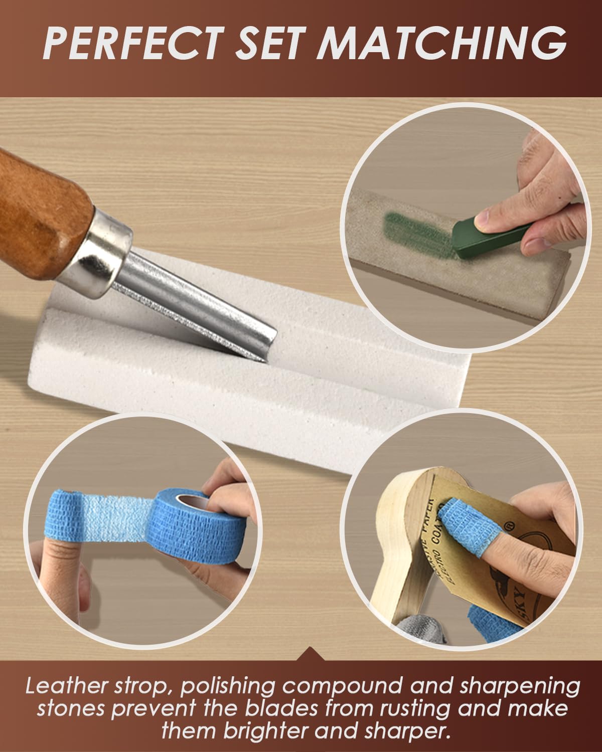 Wood Carving Kit Whittling Kit: Deluxe Wood Carving Tools Set with Leather Case - Wood Carving Knife with Basswood Blocks Woodworking Widdle Gift for Beginners Adults Kids Hobby