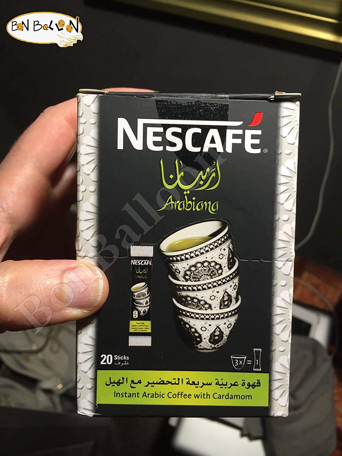 10 Sticks Instant Nescafe Arabiana Arabic Coffee With Cardamom Natural