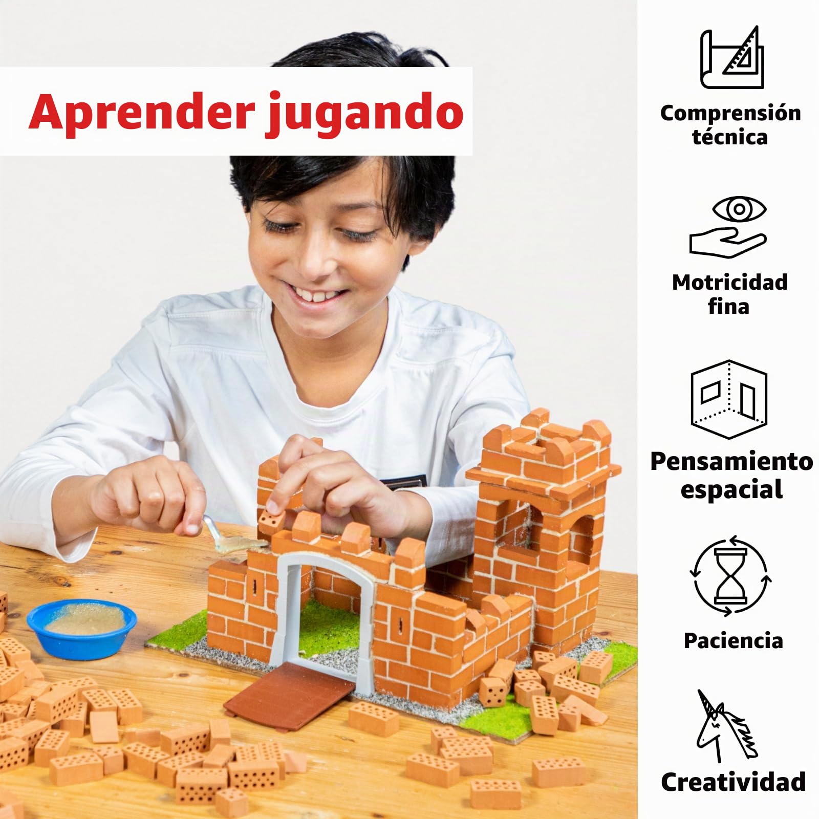 Teifoc TEI 3500 - Kit de construcción de pequeño Castillo de Piedra