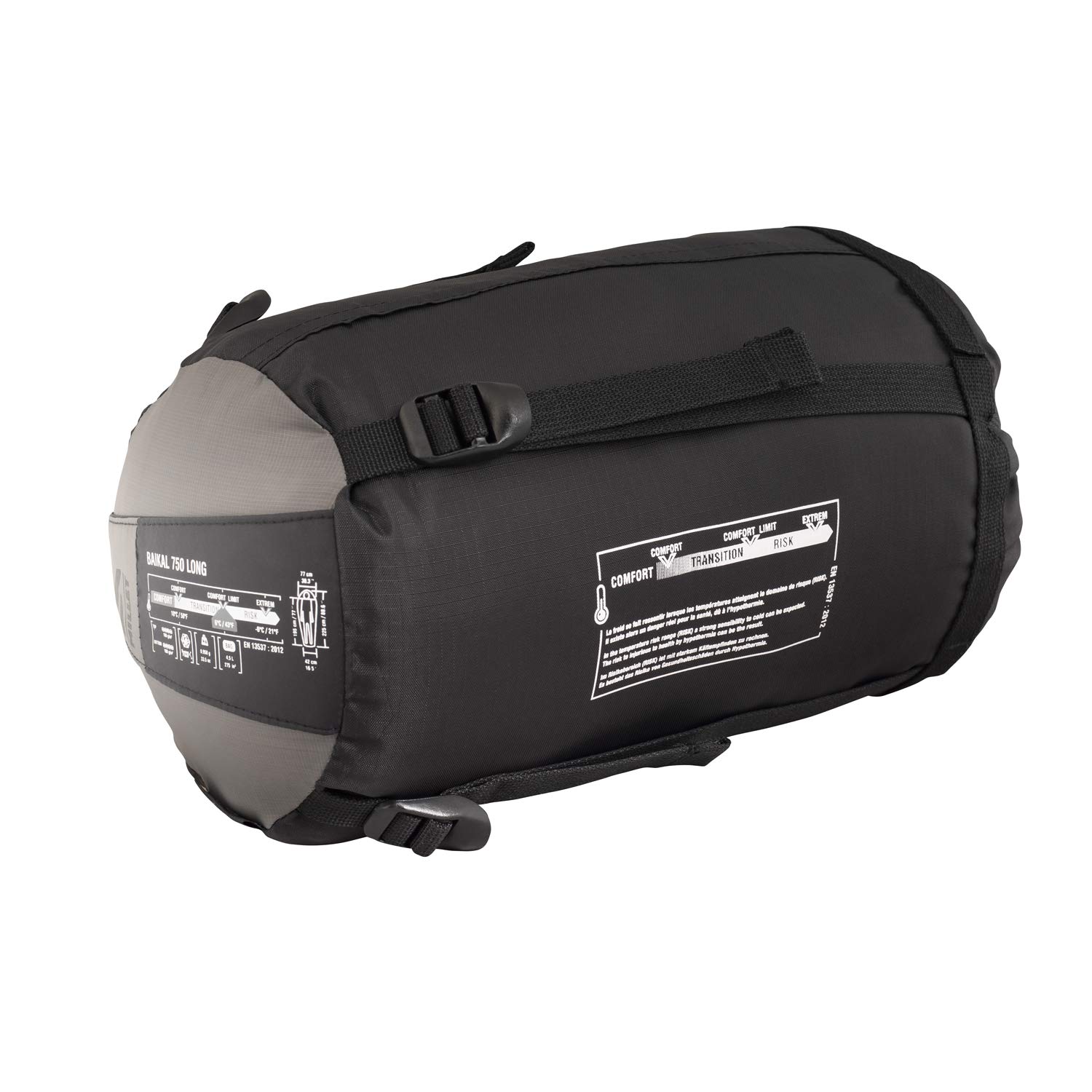 Millet Baikal 750 Long Adult Sleeping Bag With Compression Bag