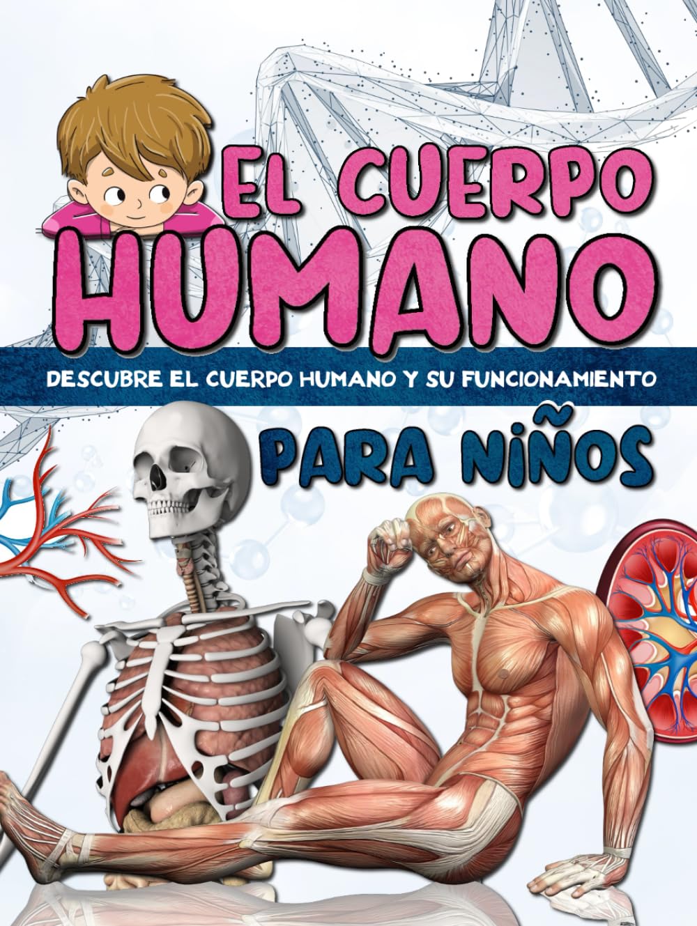 EL CUERPO HUMANO para niños: Descubre la anatomía humana y el funcionamiento de los órganos - Fácil de leer y totalmente ilustrada.