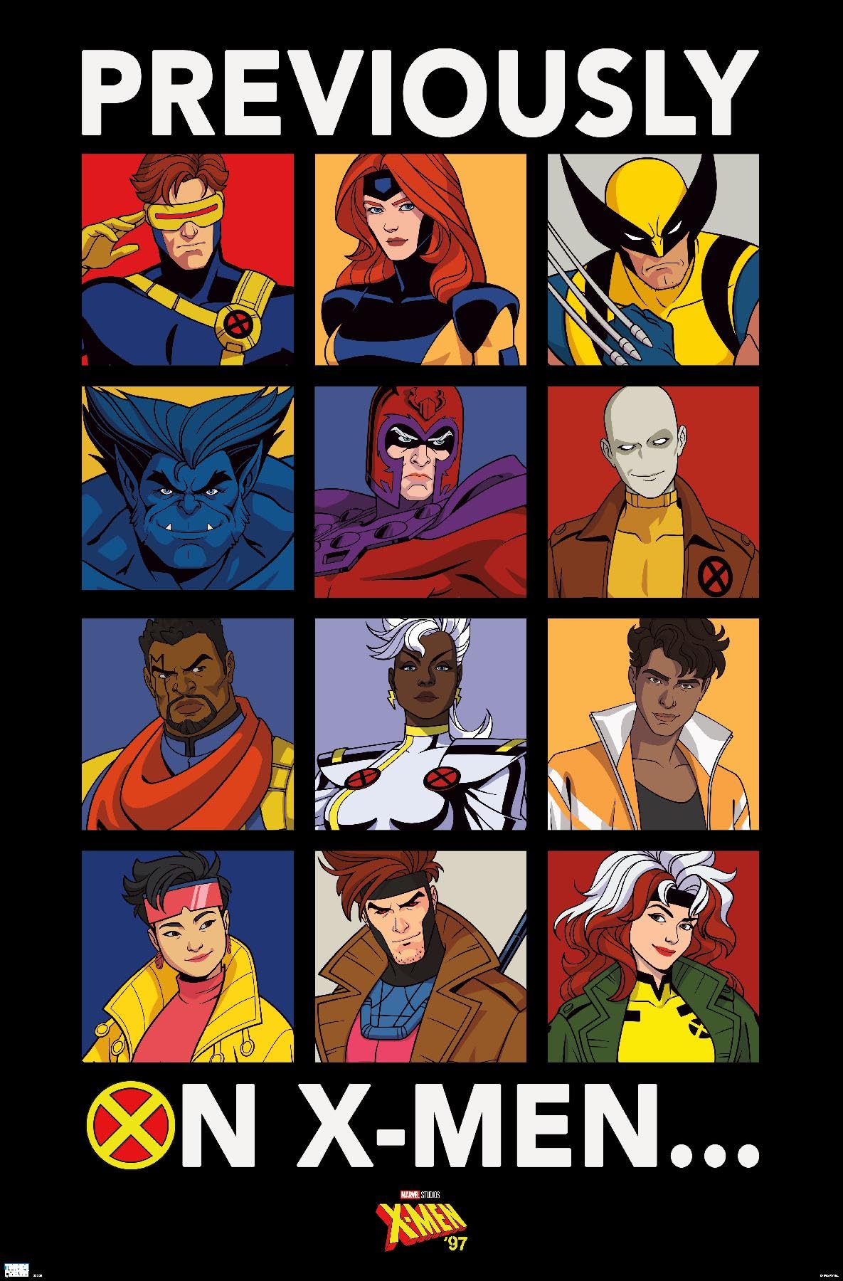 Amazon.com: Marvel X-Men '97 - Previously On The X-Men Wall Poster