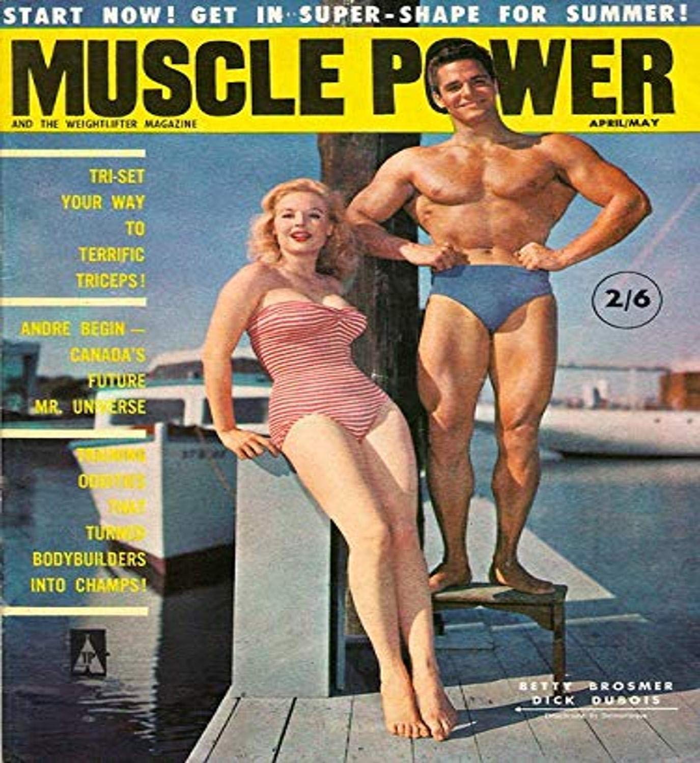 Amazon.com: Posterazzi DAP12783 Betty Brosmer - Muscle Power
