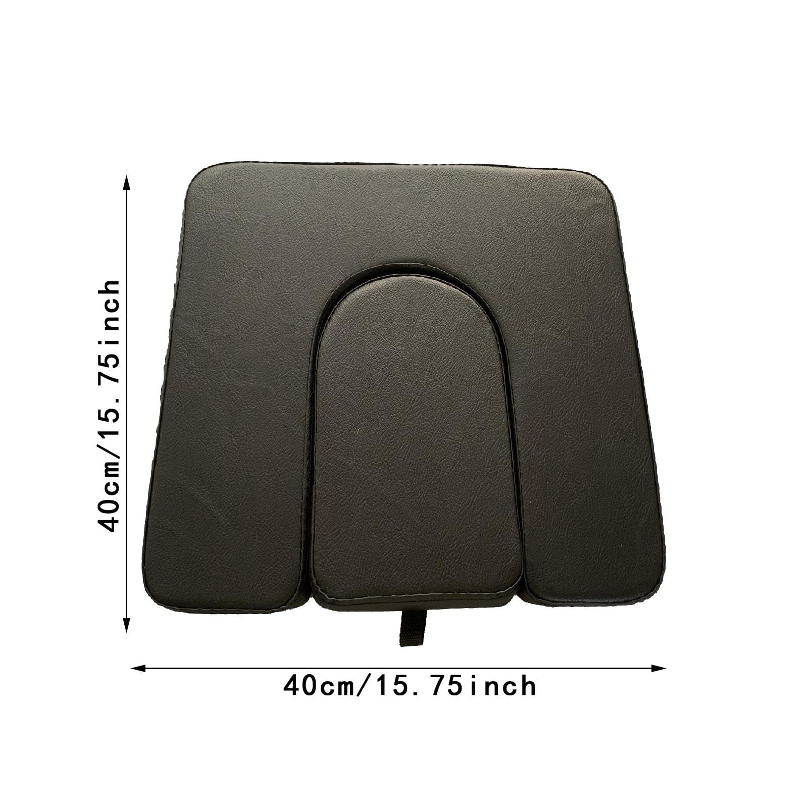 Sharplace Cojín de PVC para inodoro, acolchado grueso para adultos postrados en cama, ideal para sillas de ruedas, ducha y baño.
