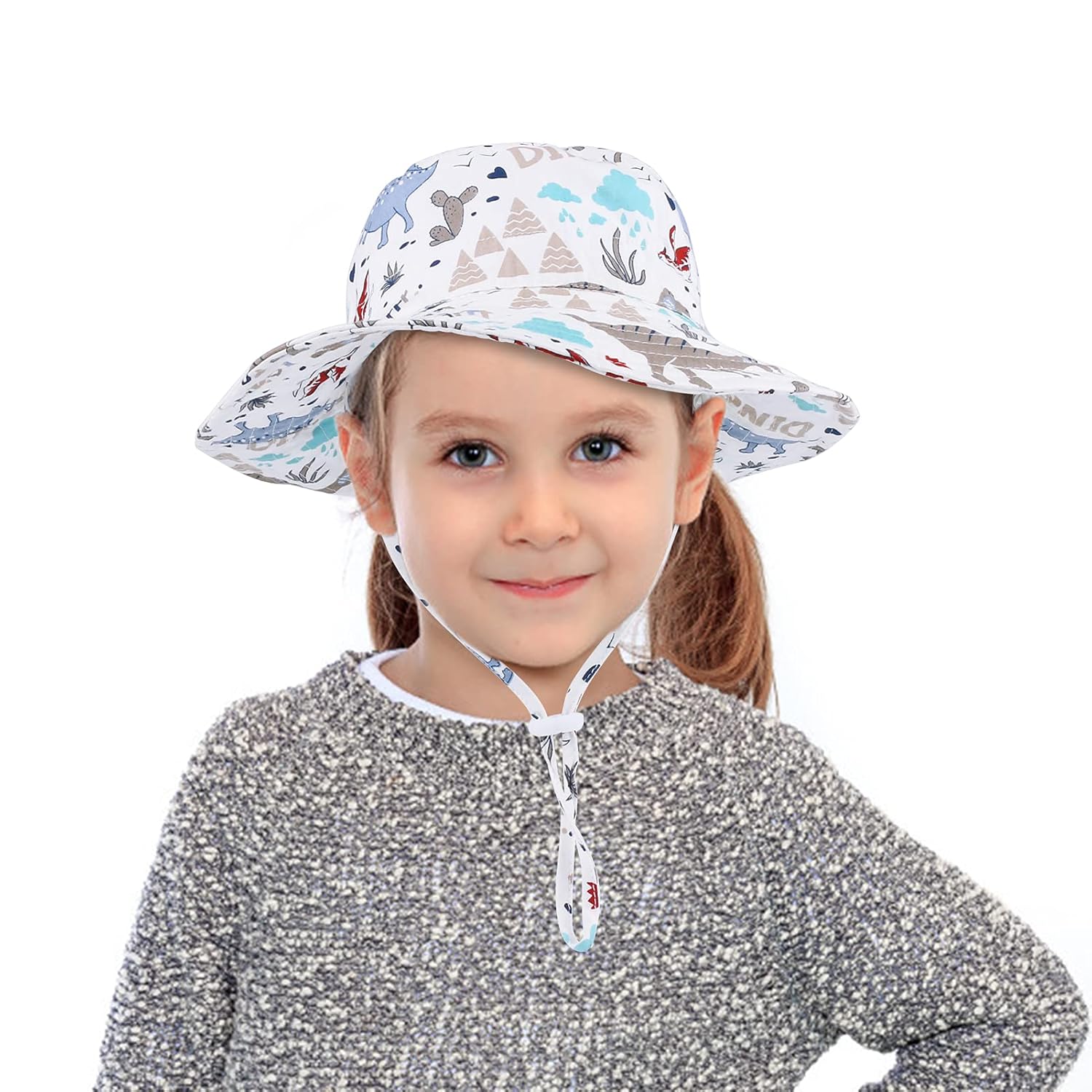 Buy Mystery Kids Girls Sun Hat, UV Protection Beach Safari Sun Hat with