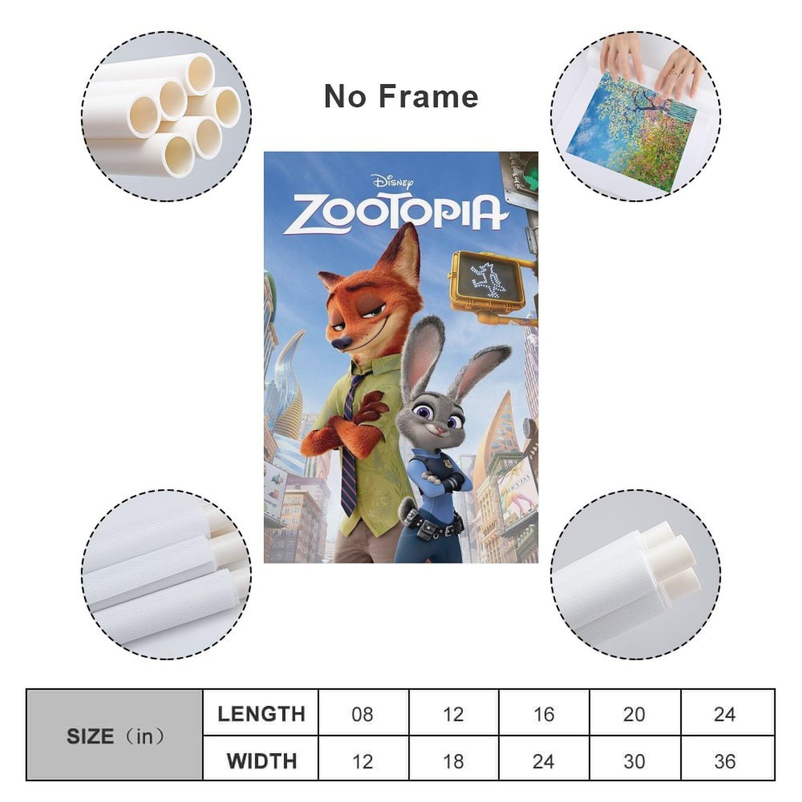 Amazon.co.jp: 映画ポスター ディズニー ズートピア Zootopia ポスター