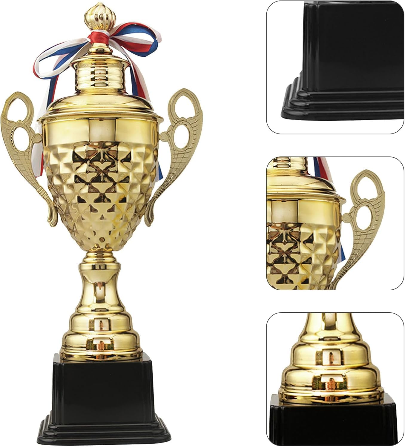 LYCN Trofeo vincitore d'oro, trofeo di Coppa grande 37 cm per tornei sportivi, competizioni, cerimonie e feste