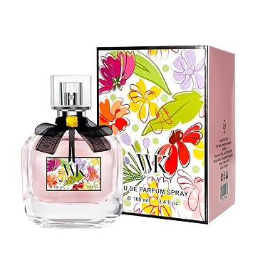 WK JALY Floral Drunk Eau De Parfum Spray, Womens Perfume, With Notes of Rose, Sandalwood, Long Lasting Fruity Fragrance, 3.4 fl oz