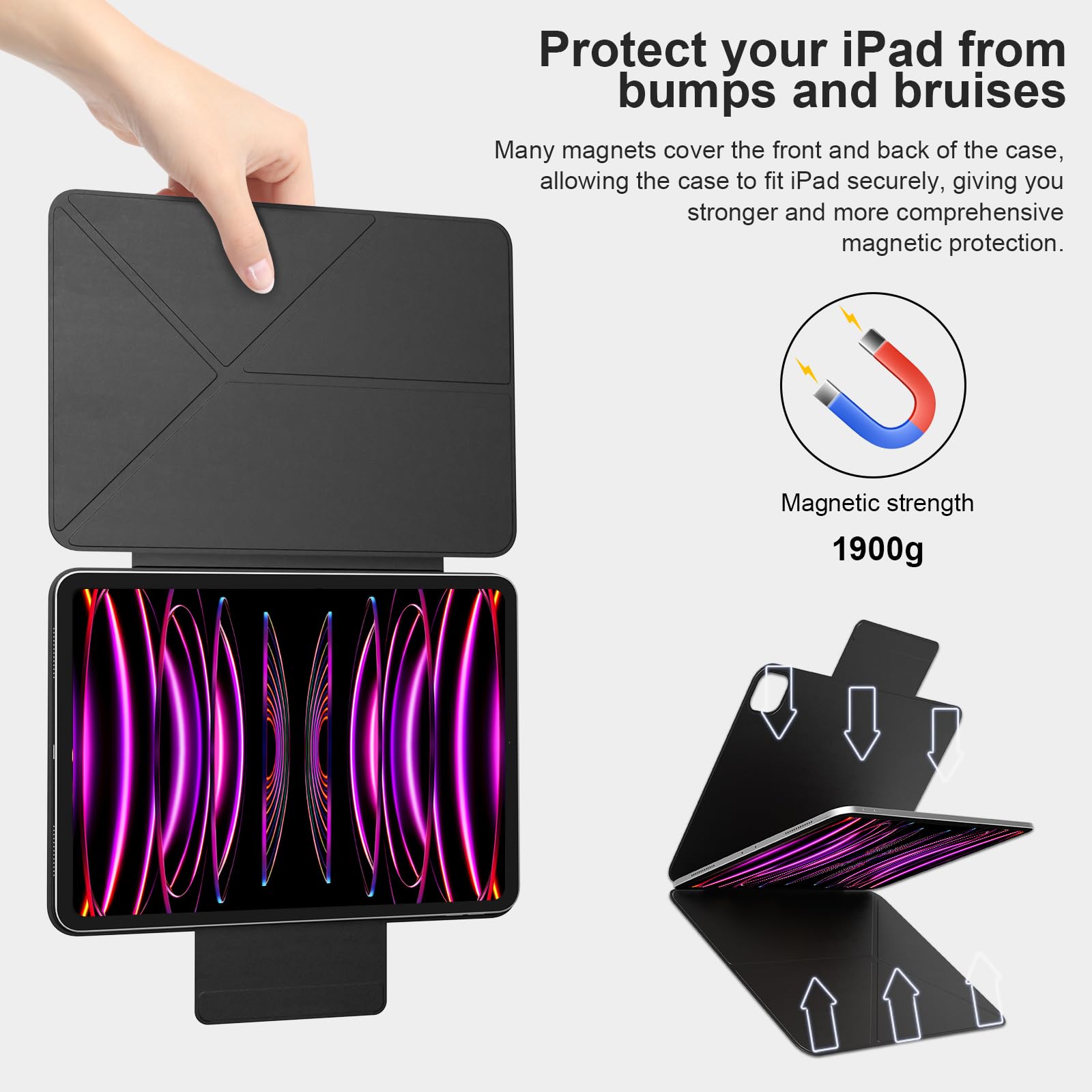 Amazon.com: Case for iPad Air 13 Inch M3 2025 & M2 2024, Powerful
