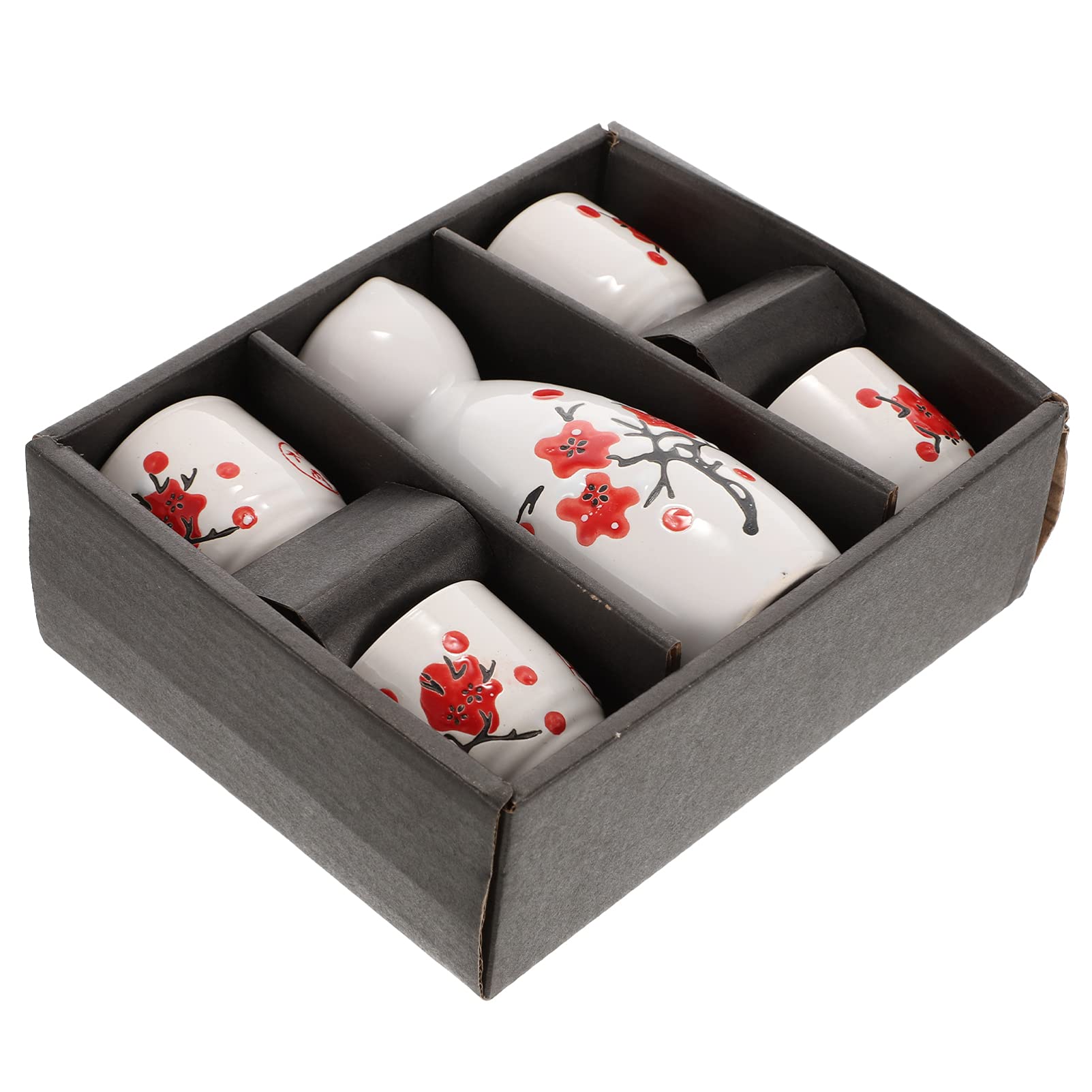 PRETYZOOM 1 Set Japanese Style Sake Jug Ceramic Sake Cups Sake Decanter Small Sake Cups Japan Hot Sake Bottle Japanese Wine Sake Drinkware Sake Warmer Pot Saki Cup Household Glass Ceramics