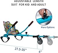 Vista 4 de Accesorio de fijación de asiento de kart Sunshine Hoverboard para scooter autoequilibrante de dos ruedas de 6.5", 8", 10