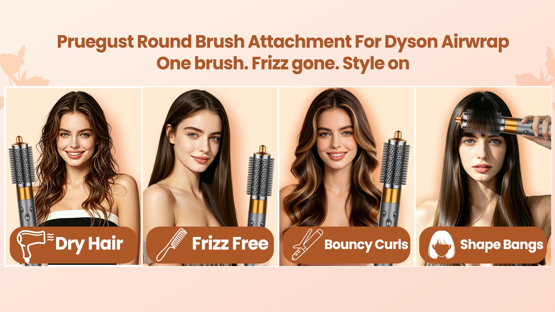 Amazon.com : PUREGUST Round Volumizing Brush for Dyson Airwrap