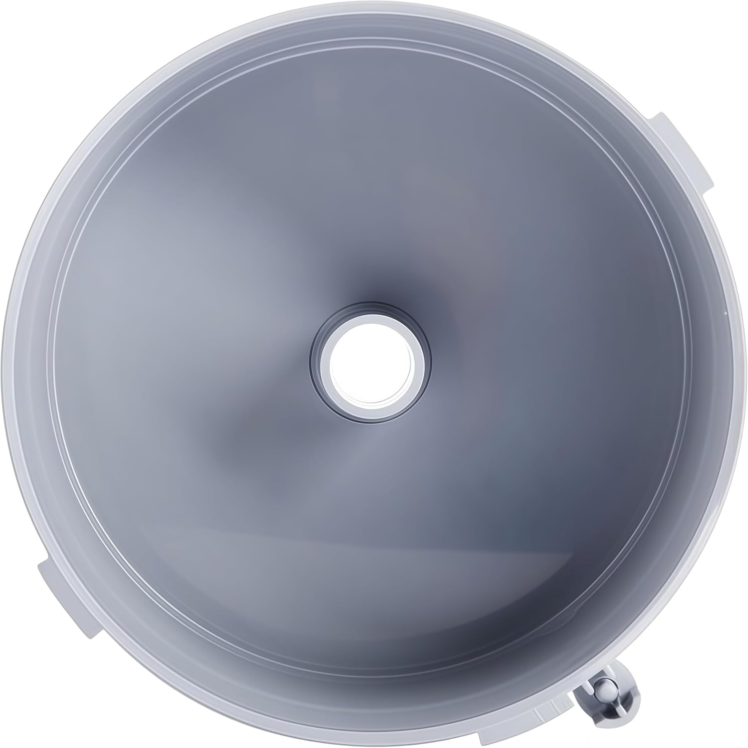 102702S 2.5 Quart Gray Food Processor Bowl Compatible with Robot Coupe R100 R101 R101B