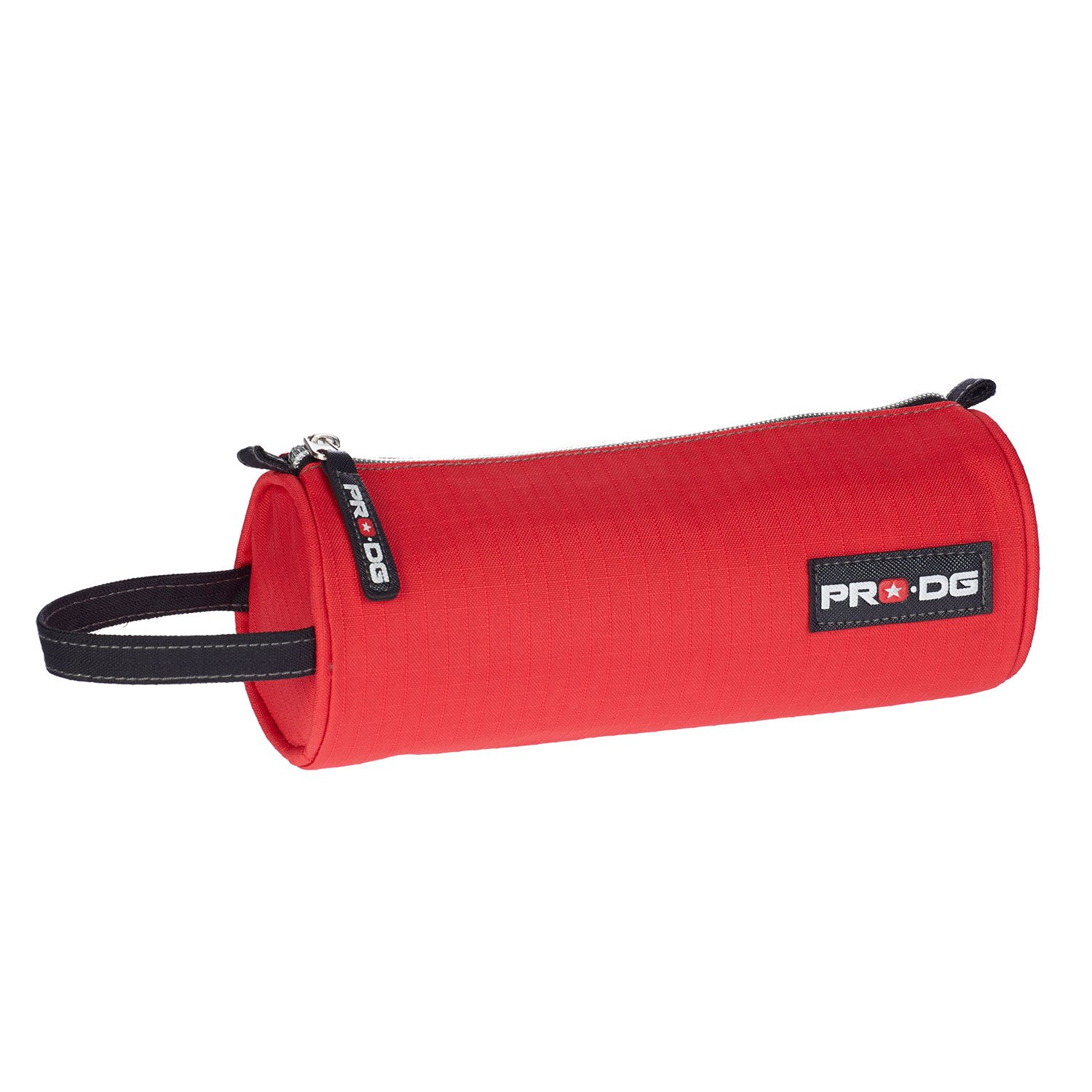 PRODG Red-Cylindrical Pencil Case, Red, 22 x 9 cm