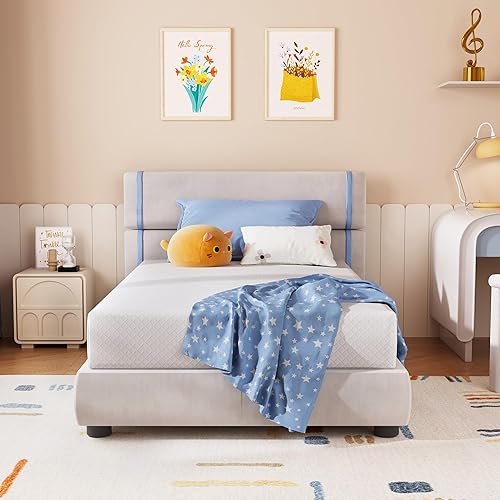 Twin Mattress 10 Inch Green Tea Memory Foam Mattress for Cool Sleep & Pressure Relief, CertiPUR-US Certified Medium Mattresses in a Box, 38"×75"×10"