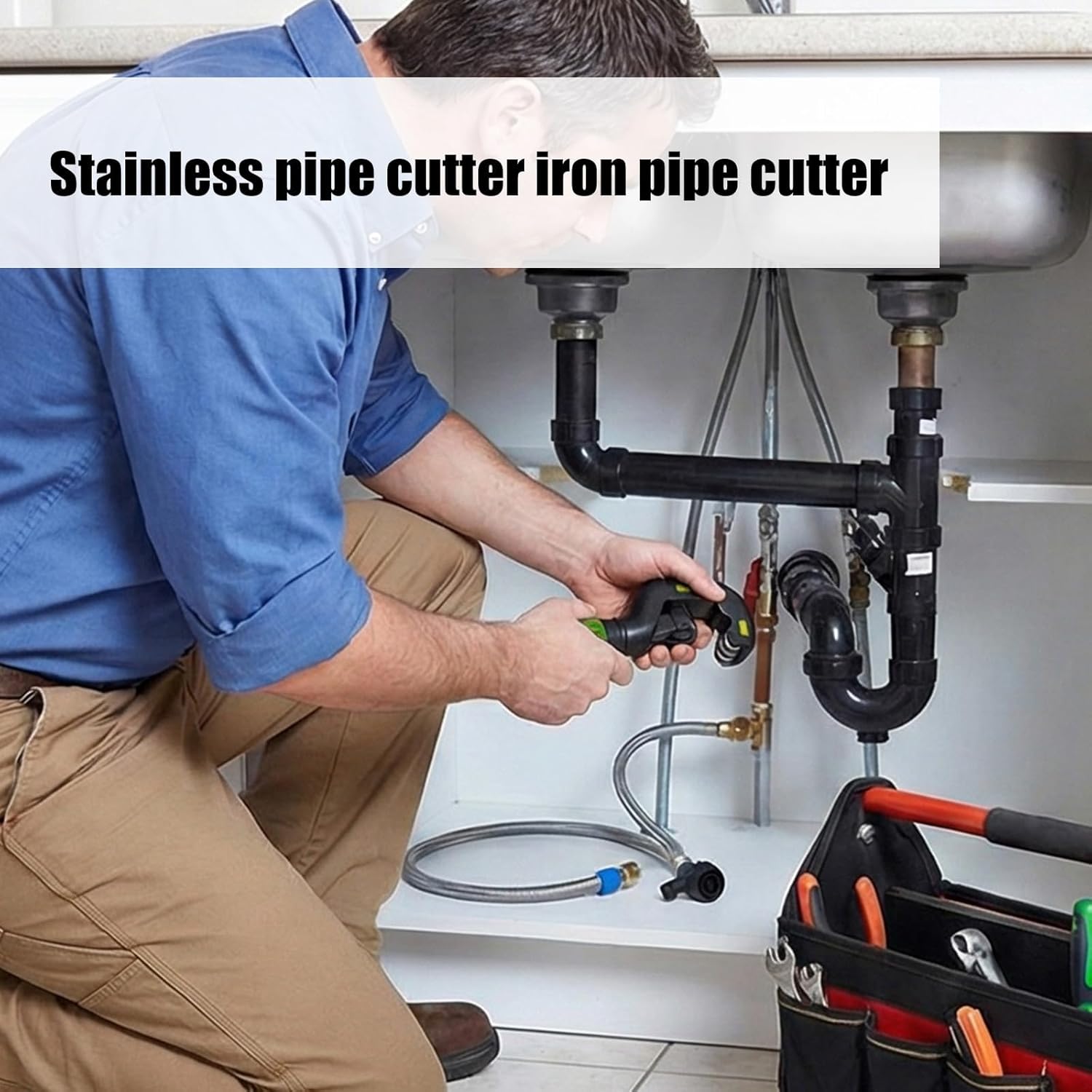 Precise Rotating Pipe Tube Cutter Suitable for Stainless Steel and Iron Crafted From Alloy Steel and Aluminum Alloy Portable Multifunctional Cutter