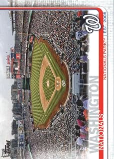 2019 Topps Baseball #341 Nationals Park Washington Nationals