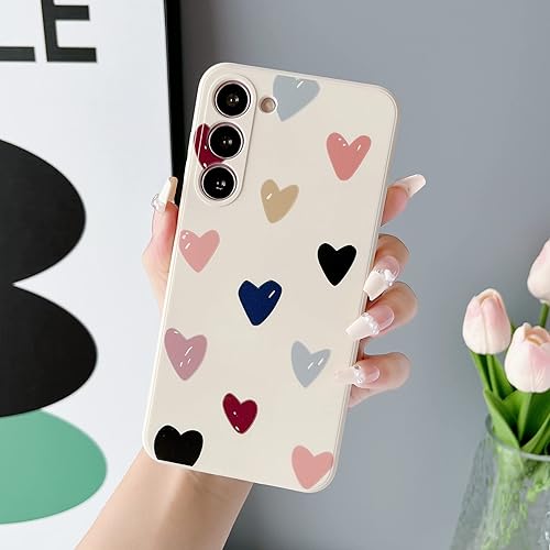 Miniatura 7 de Jmltech Funda Galaxy S23 Ultra para Samsung Galaxy S23 Ultra 5G, diseño lindo de silicona líquida suave, protección de cámara, funda protectora de