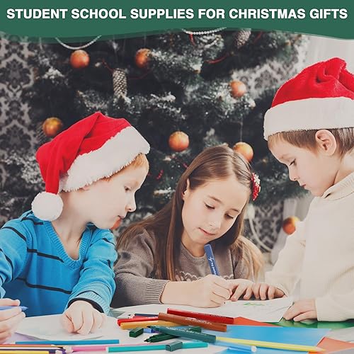 Miniatura 6 de Cholemy 50 bolígrafos inspiradores de Navidad sin sangrado, resaltadores motivacionales de secado rápido, rotuladores pastel a granel, bolígrafos de