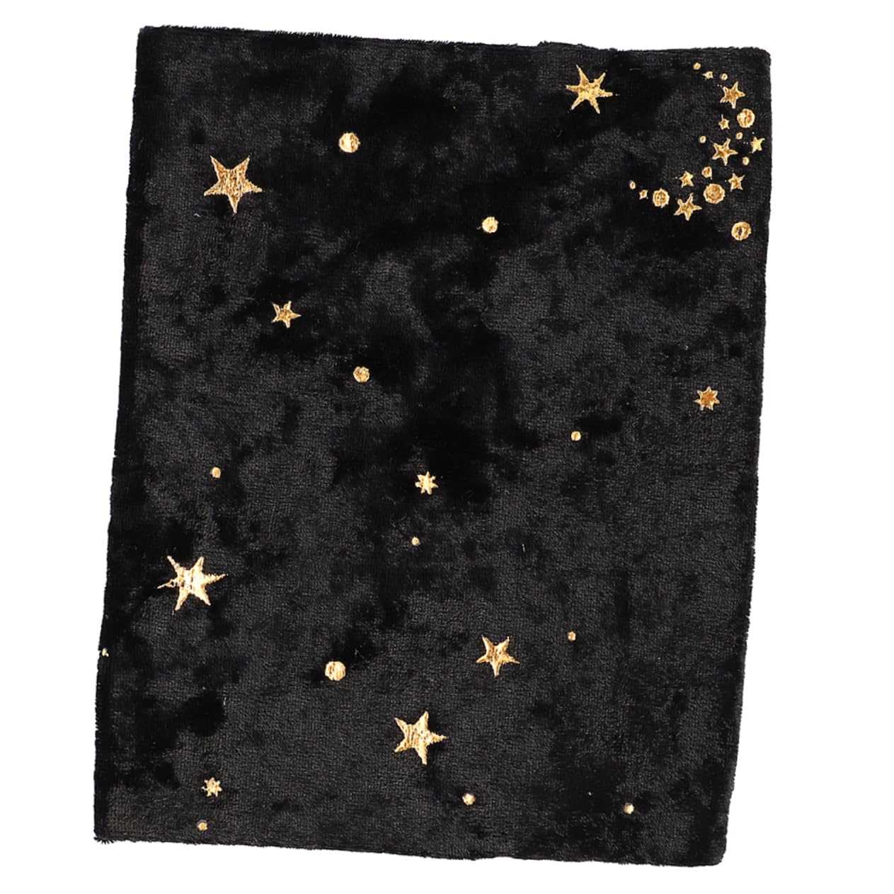Angoily 4 Pezzi Copertina Libro Decorativa in Nero Protettore Riutilizzabile per Quaderni e Libri Scolastici Copertura Protettiva Facile Usare e Resistente