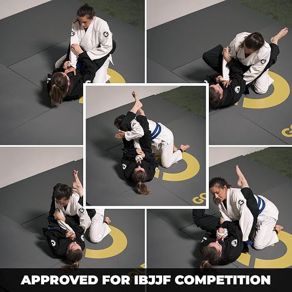 Gold BJJ Foundation Women's Gi - Jiu Jitsu Gi for Women - IBJJF Competition Legal Womens BJJ Gi