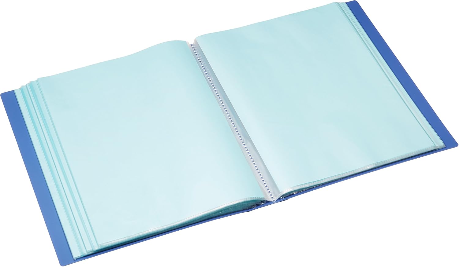 ナカバヤシ(Nakabayashi) Clear Book CB1035BN Basic Color A4, S-Shaped, 80P Blue (Office Supplies)