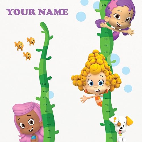 Miniatura 3 de Oliver's Labels Tabla de crecimiento para niños - Bonita calcomanía de pared personalizada - Regla para tamaño infantil - Calcomanía de medición de